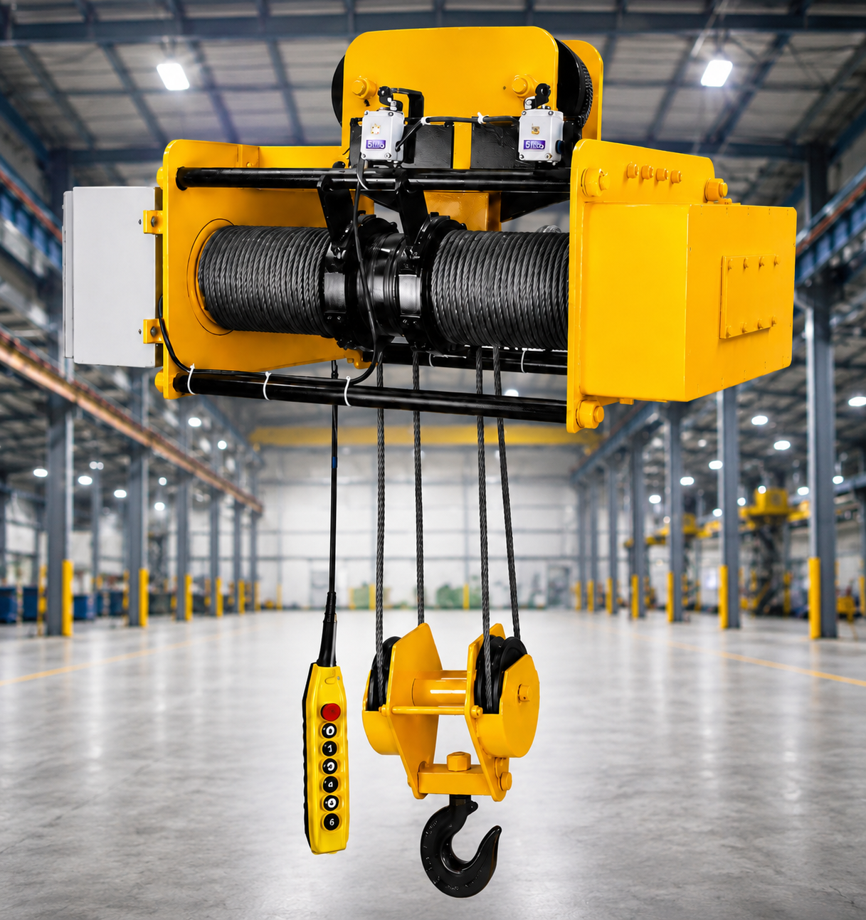 Industrial Electric Wire Rope Hoist Exporter in India